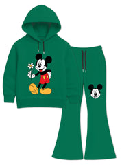 Girls Winter Hoodie Set Mini Mickey Style Lounge