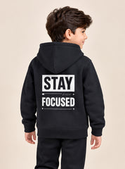 Boys Winter Hoodie Zip-Up Stay Sharp Junior