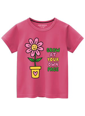 Hot pink T Shirt for Girl
