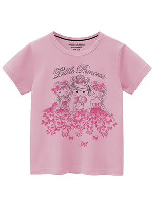 Pastel pink T Shirt for Girl