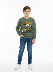 Off Road Life Adventure Sweatshirts For Boys