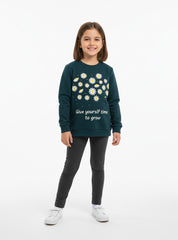 Grow With Time Sweatshirt For Girls