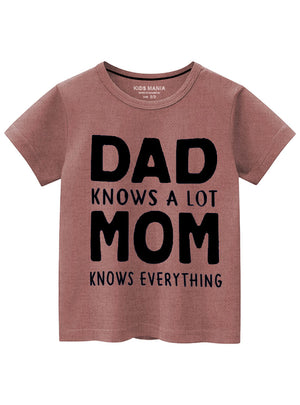 Mocha brown T Shirt for Boy