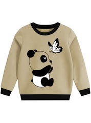 Sweatshirt - Butterfly & Panda Print