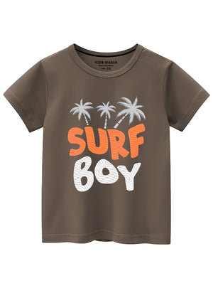 Dark brown T Shirt for Boy