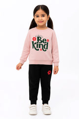 Warm & Breathable Be Kind Printed Winter Set For Kids