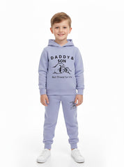 Daddy and Son Winter Hoodie Set For Boys