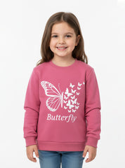 Butterfly Sweatshirt For Girls