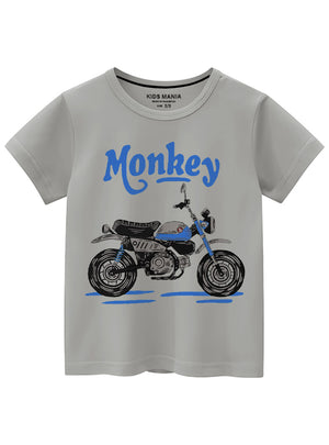 Pastel grey T Shirt for Boy