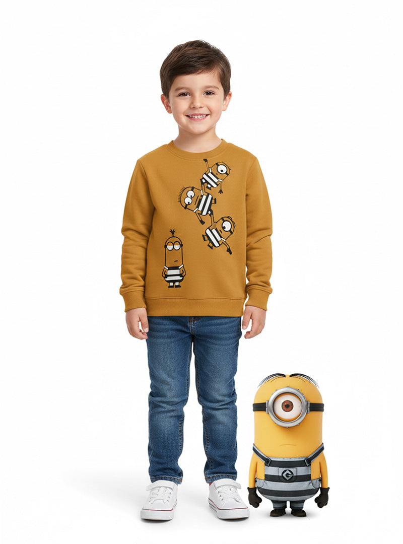 Boys Minion Fleece Sweatshirt
