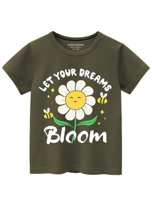 Sea green T Shirt for Girl