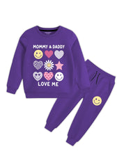 Girls Winter Set Mommy & Daddy Love Me