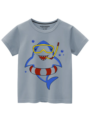 Pastel grey T Shirt for Boy