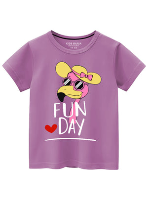 Mauve T Shirt for Boy