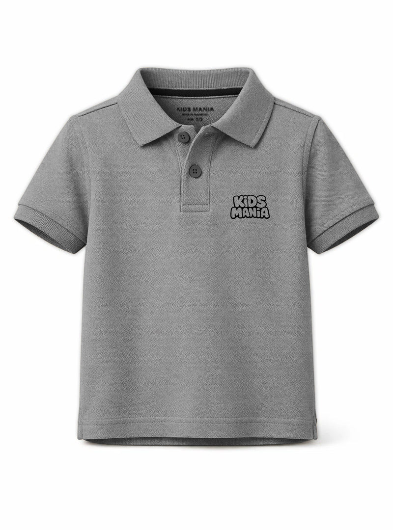 Boys Minimal Logo Polo Tee