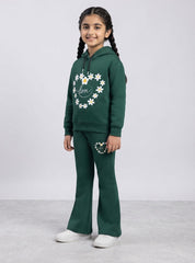 Girls Winter Hoodie Set Daisy Love