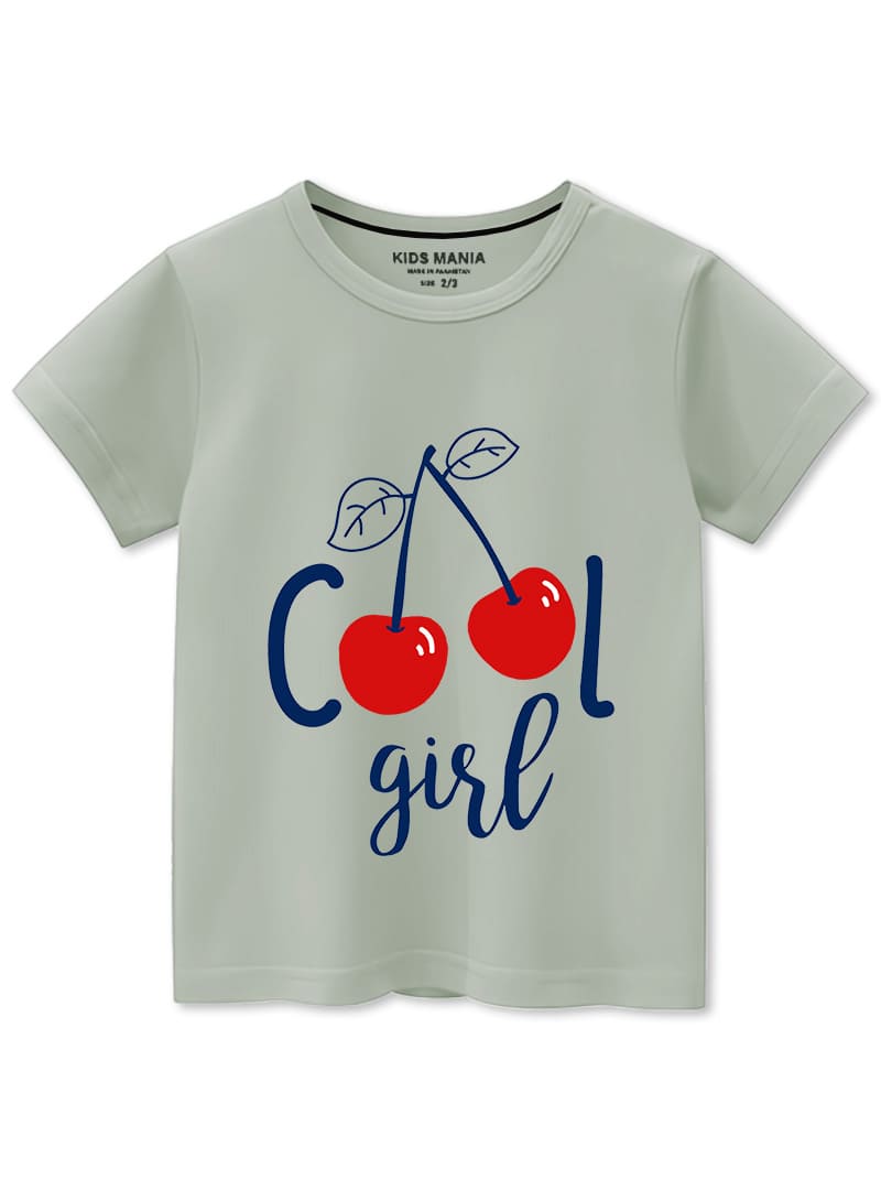 Girls Cherry Cool Graphic Tee