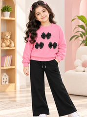 Girls Winter Set Pretty Ribbon