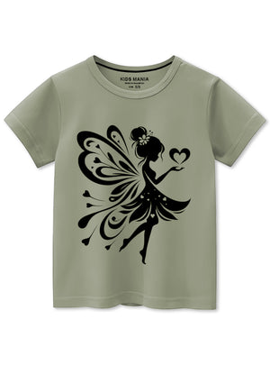 Steal grey T Shirt for Girl