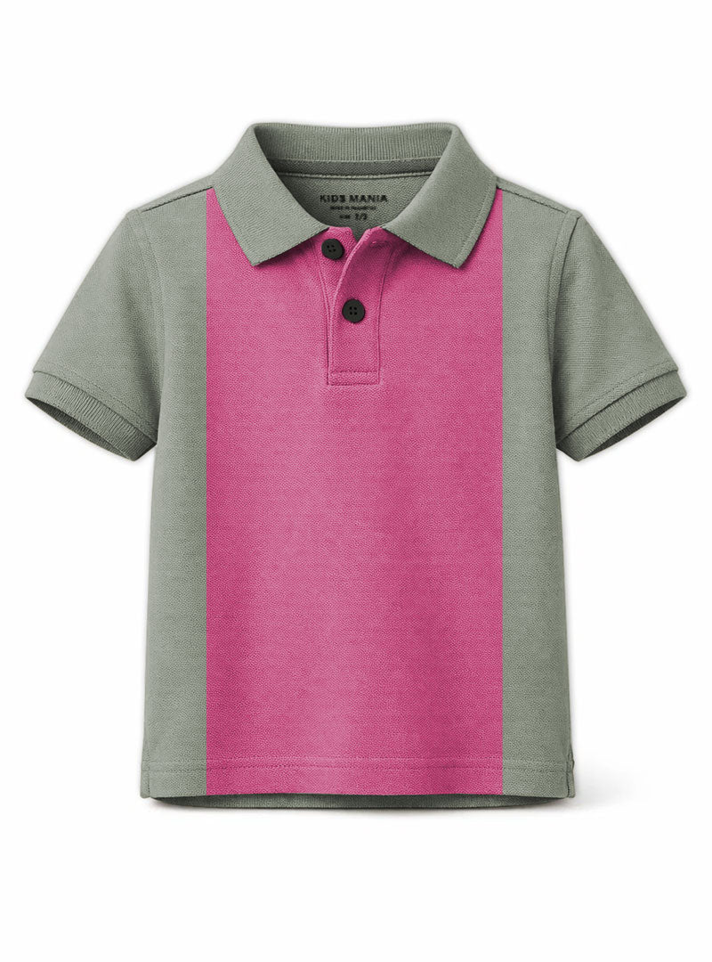 Boys Urban Stripe Polo Tee
