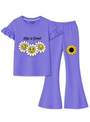 Girls Happy Daisy Flare Set