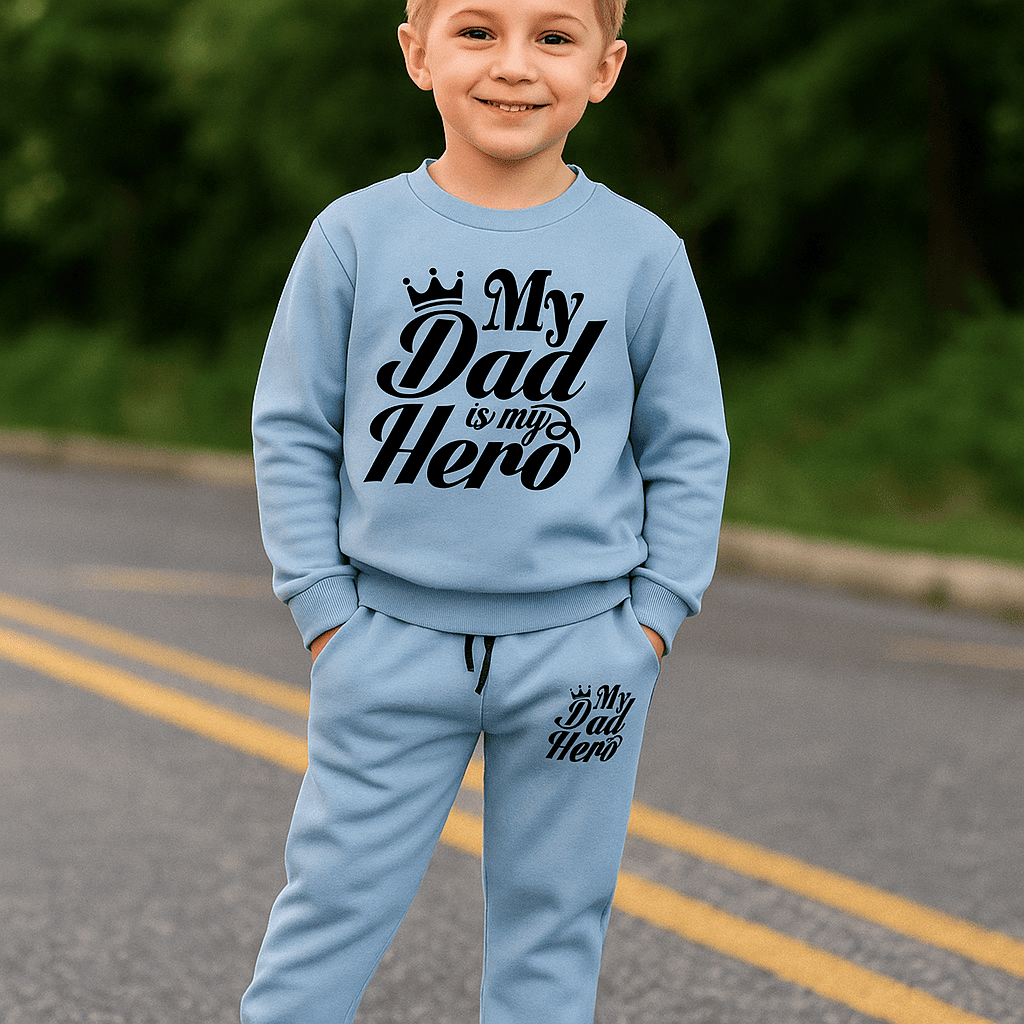 cozy & warm fleece tracksuit for kids 