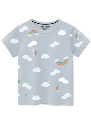 Pastel grey T Shirt for Boy