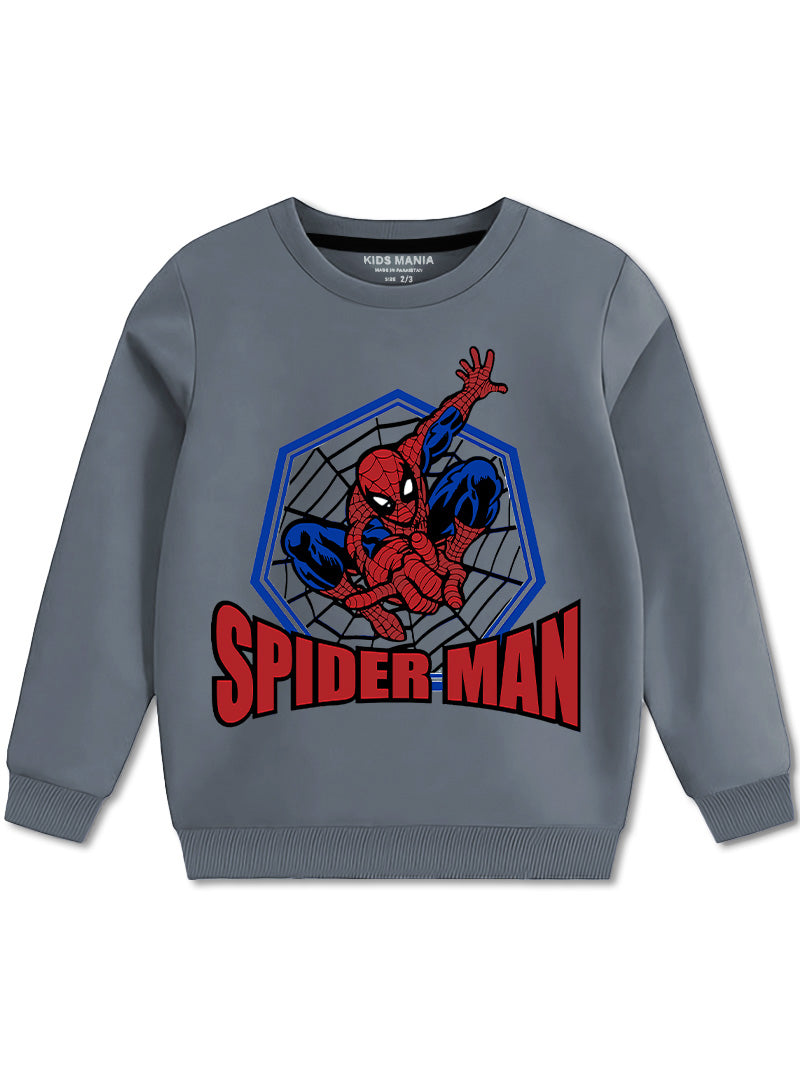 Spider Man Buy Winter Fleece Sweatshirts For Boys 