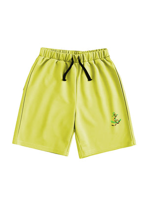 Apple green Shorts for Boy