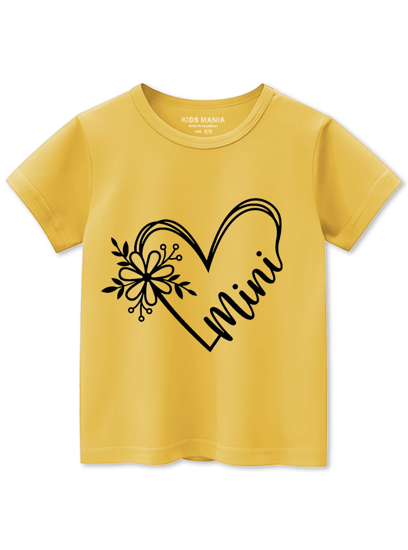 Girls Mini Love Heart Tee