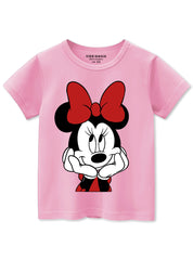 Girls Cute Minnie Graphic Tee
