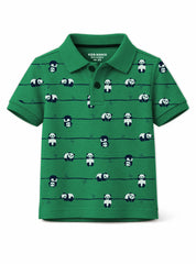 Boys Panda Play Polo Tee