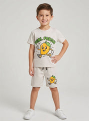 Boys Fresh Mango Short Set