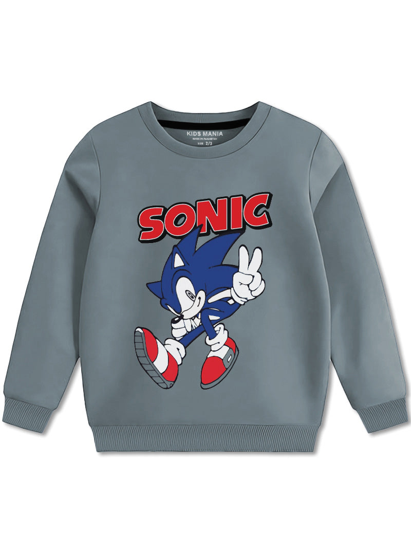 Cartoon printed warm shirts for boys 