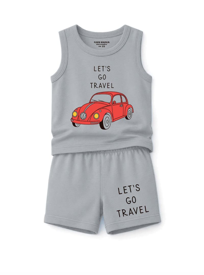 Boys Travel Ride Sando Set