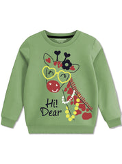 Printed Sweatshirt Design For Girls 