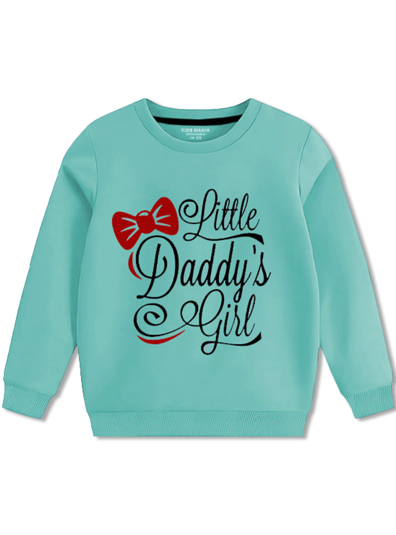 Little Daddy's Girl Cute and Warm Fleece Sweatshirts