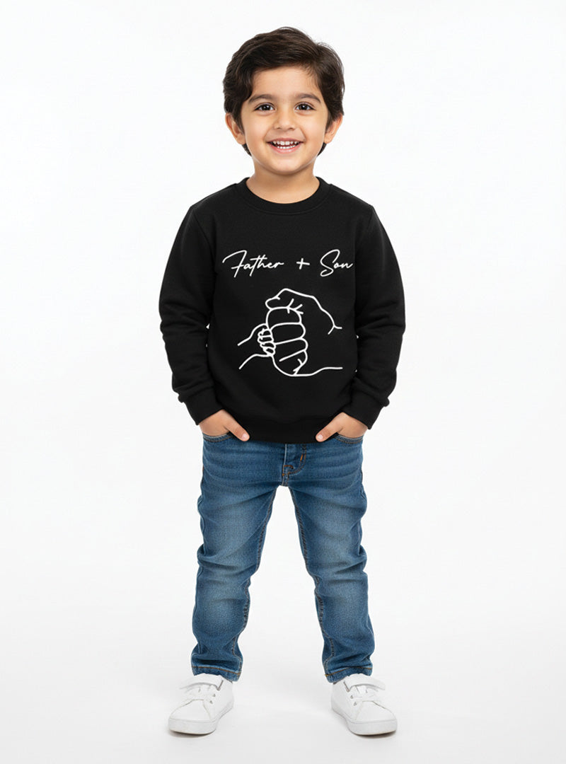 Father and Son Unity Together Sweatshirt For Boys