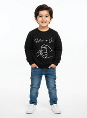 Father and Son Unity Together Sweatshirt For Boys
