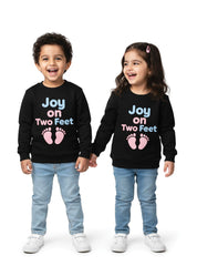 Joyful Steps Fleece Sweatshirt For Kids