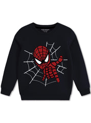 Heroic Spider-Man Graphic Winter Sweatshirt For Boys