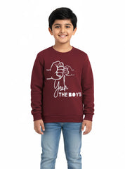 Brotherhood Vibes Sweatshirt For Boys