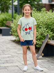 Girls Cherry Cool Graphic Tee