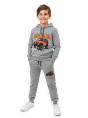 Jeep Adventure Off Road Winter Hoodie Set For Boys