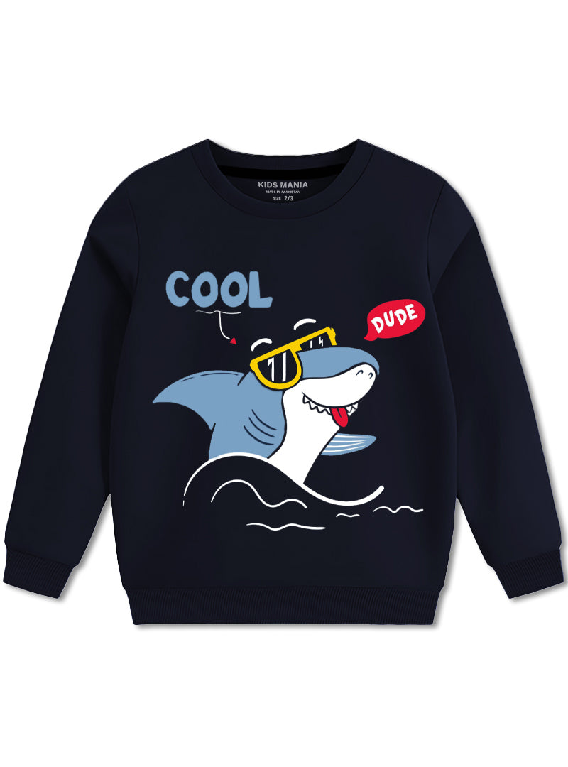 Stylish Boys Fleece Sweatshirt – Soft & Cozy Fit