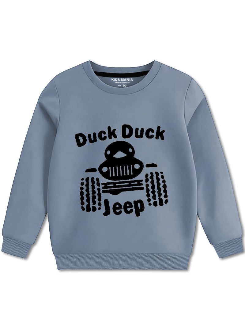 Children's Fleece Sweatshirt - Duck Duck Jeep