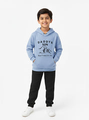 Daddy and Son Best Friend Forever Winter Hoodie For Boys