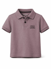 Boys Dusty Mauve Polo