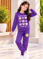Girls Winter Set Mommy & Daddy Love Me