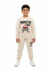 Monster Truck Tracksuit For Boys
